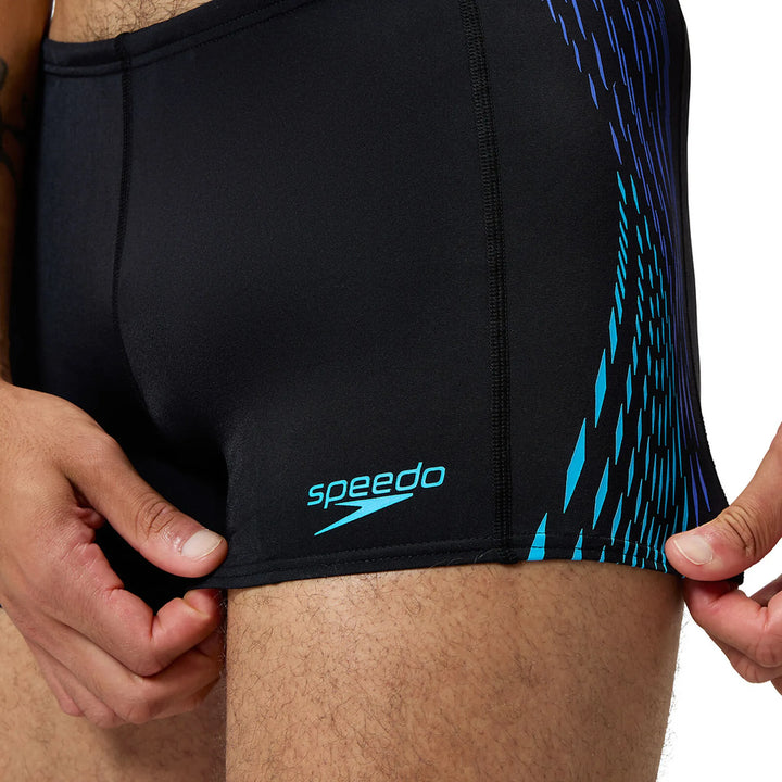 Men's Tech Panel Aquashort (Black/Blue)