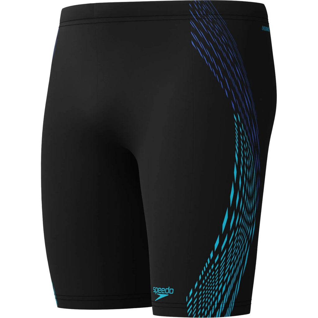 Mens Tech Panel Jammer (Black/Blue)