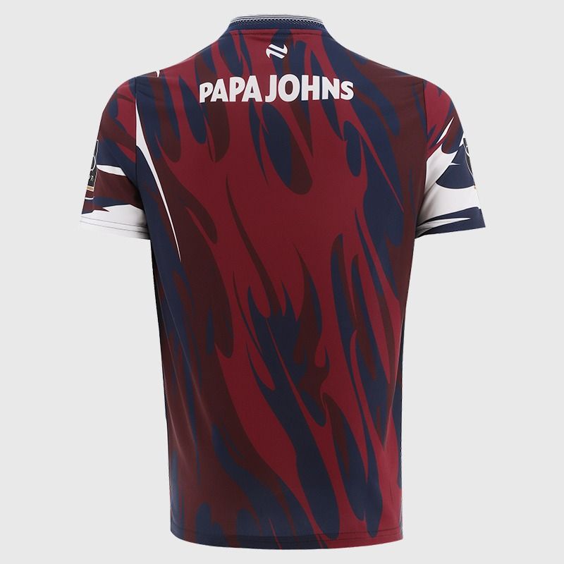 Adults Galway Hurling Short Sleeve Training Top 2026 (Maroon/Navy/White)