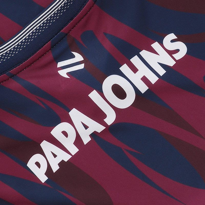 Galway Gaa Kids Short Sleeve Training Top (Maroon/Navy/White)