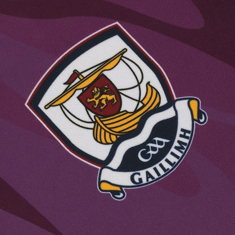 Galway GAA Kids' Short Sleeve Training Top 2026 (Purple/White/Navy)