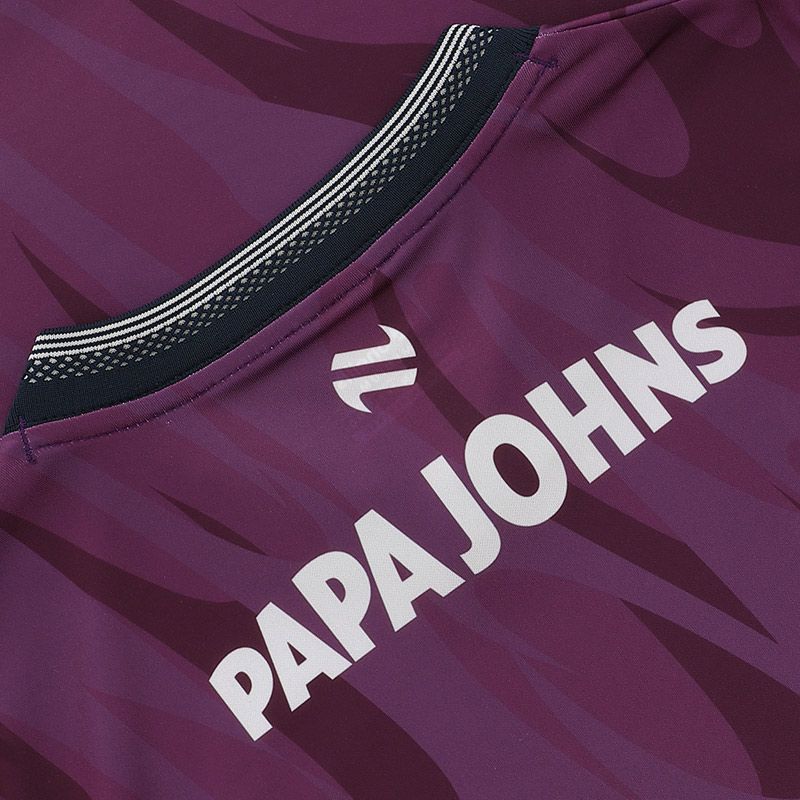 Adults Galway Hurling Short Sleeve Training Top 2026 (Purple/White/Navy)