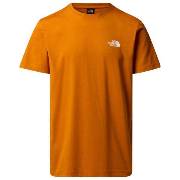 Mens Simple Dome Tee (Agate Orange)