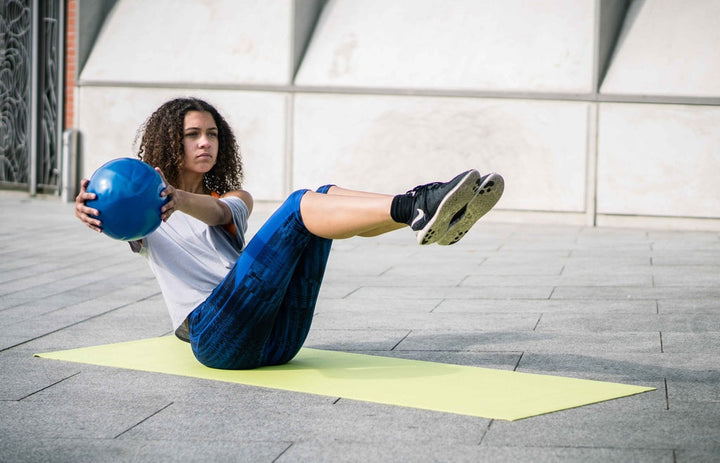 Yoga mat 4mm (Blue)