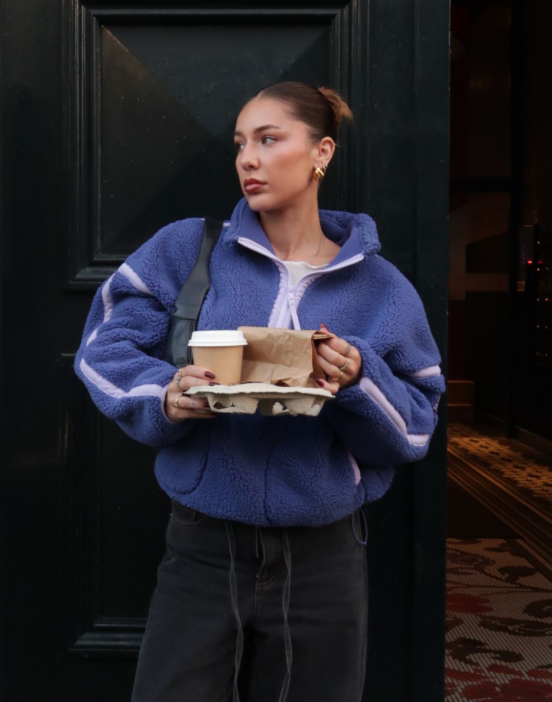 Industry Fleece Half Zip (Violet Smoke)