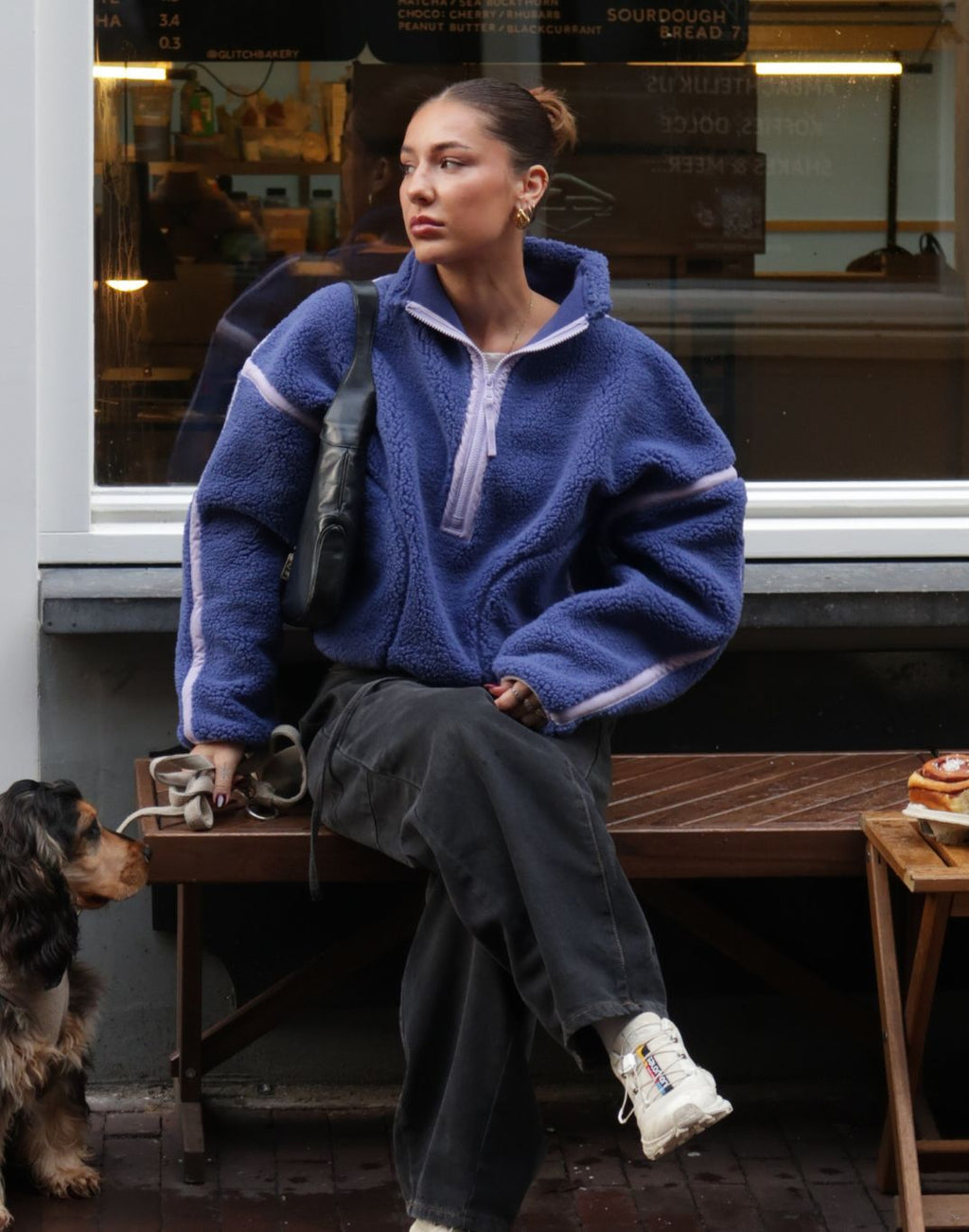 Industry Fleece Half Zip (Violet Smoke)