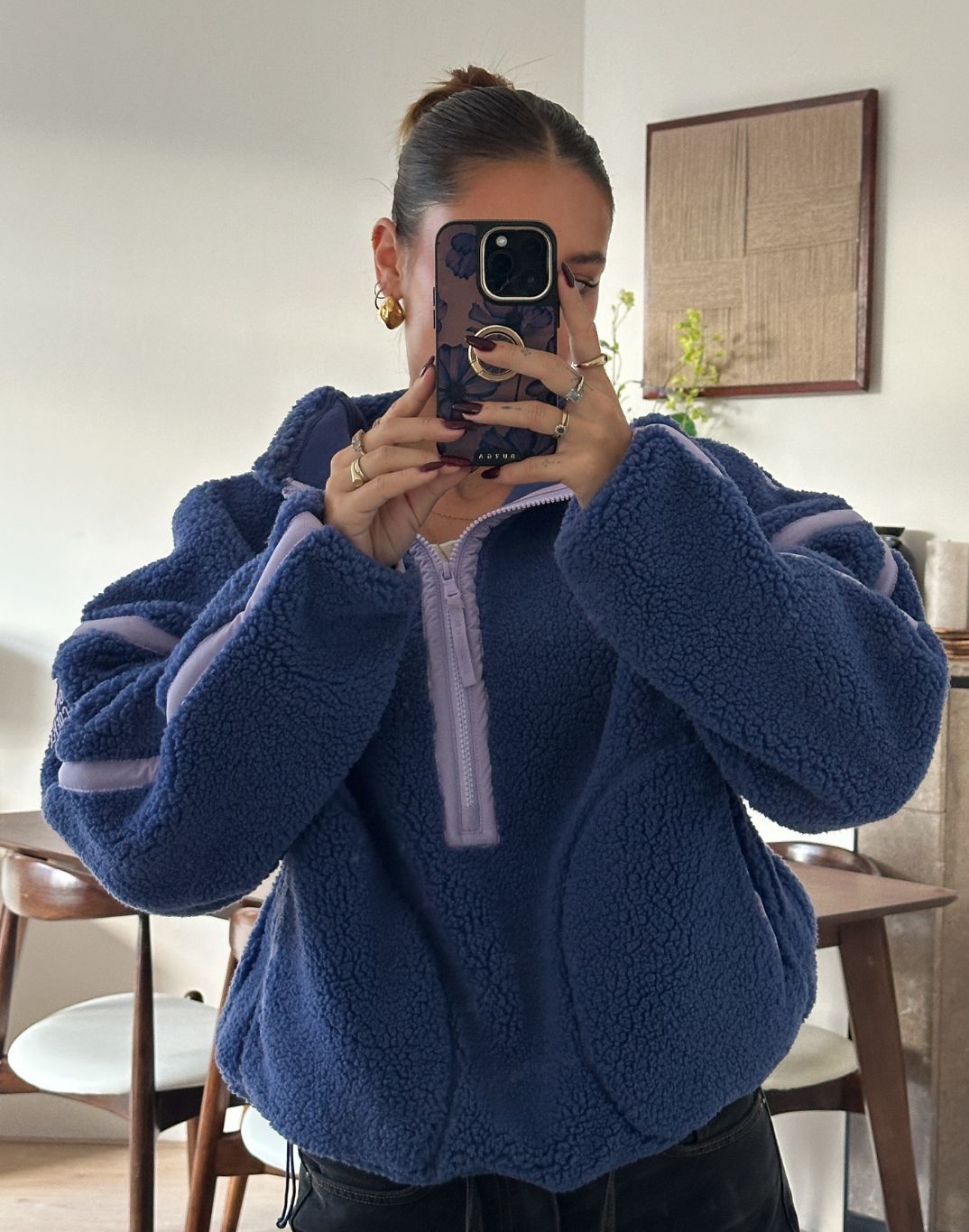 Industry Fleece Half Zip (Violet Smoke)