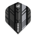 Rhino Standard Dart Flights (Black/Grey)