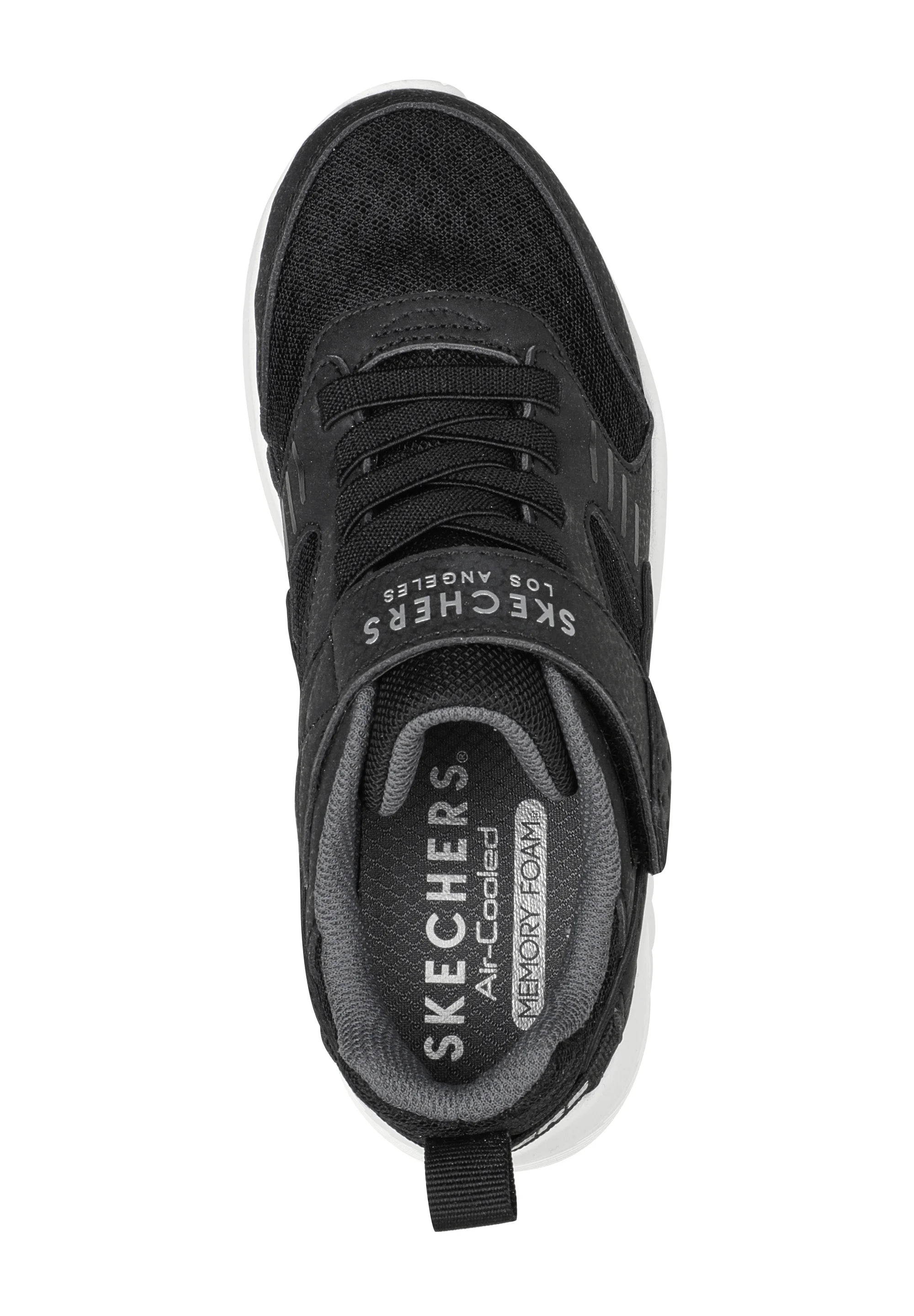 Kids Zelton Trainers (Black/White)